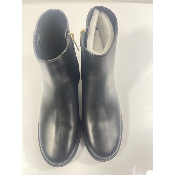 Michael Kors Mandy Bootie Boots Womens Size 8M Black Faux Leather Ankle Logo main image 8